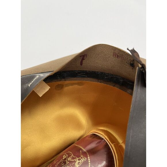 Vintage RESISTOL 2X Double X PECOS Cowboy Hat Brown Size 7 Review All Photos - Picture 6 of 16